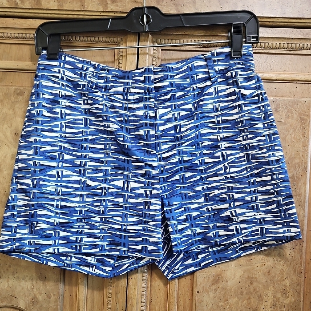 kate spade Blue and White Patterned Shorts New Size 0